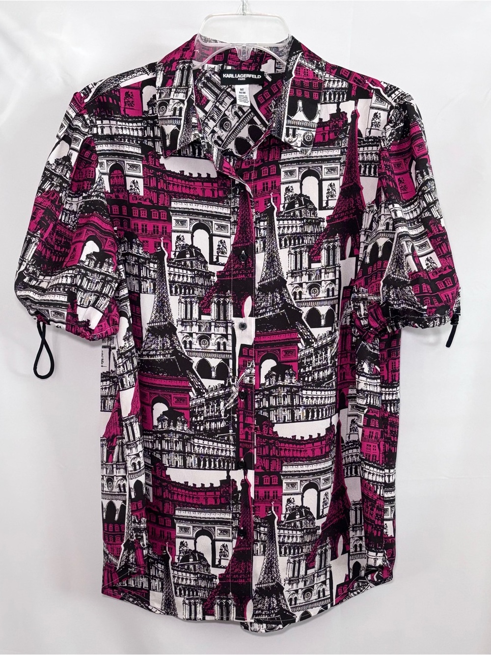 Karl Lagerfeld Paris Whimsical Parisian Print Blouse